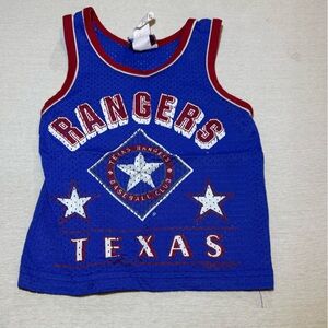 Blue Texas Rangers Tank Top